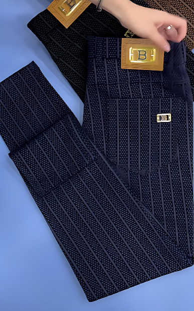Men's Striped Casual Pants