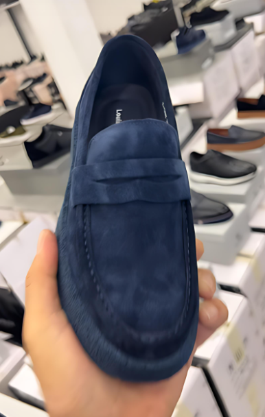 Men's Suede Slip-On Shoes