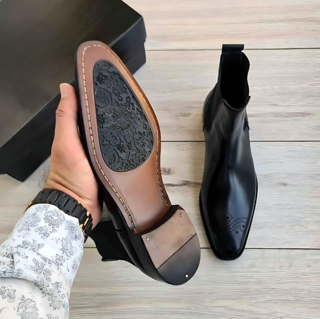 Men's Classic Leather Ankle Boots