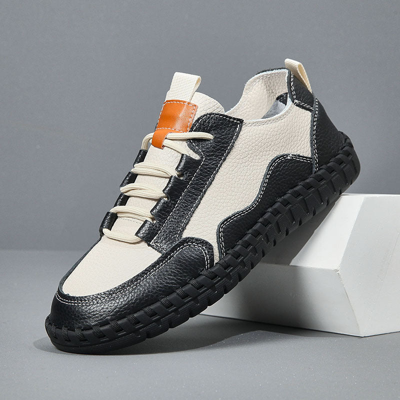 Breathable Soft Leather Men Shoes