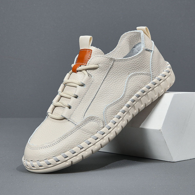 Breathable Soft Leather Men Shoes
