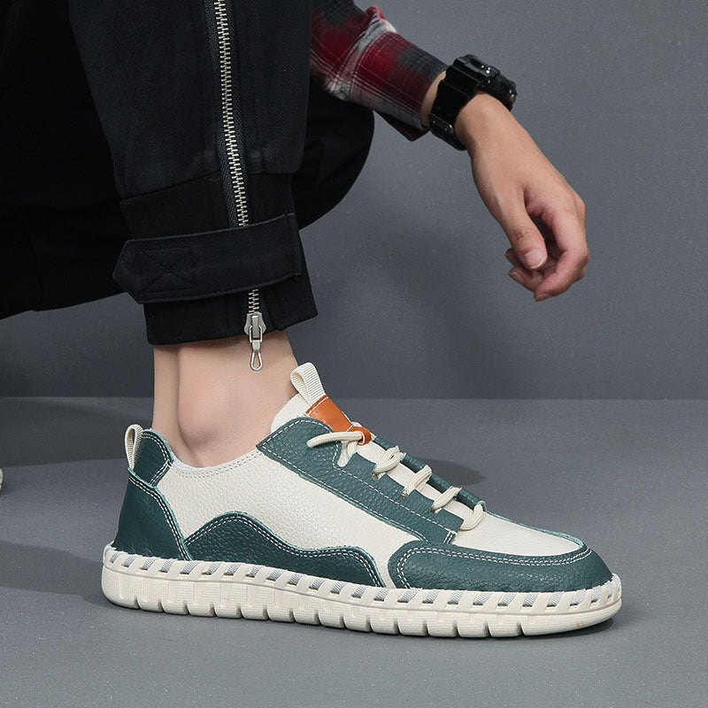 Breathable Soft Leather Men Shoes