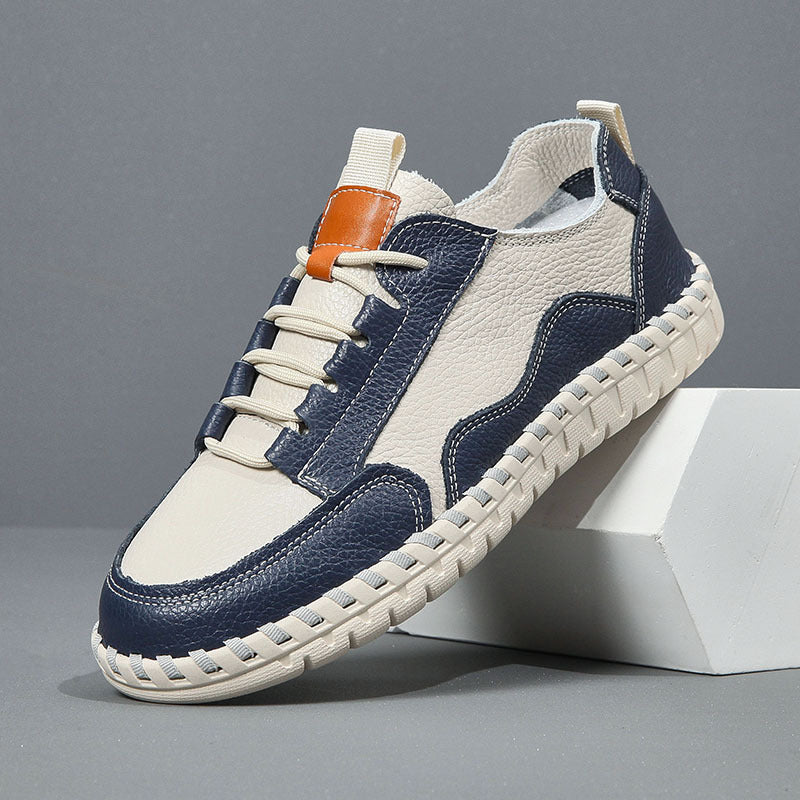 Breathable Soft Leather Men Shoes