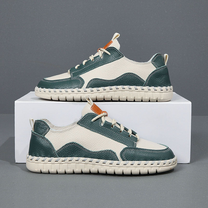 Breathable Soft Leather Men Shoes