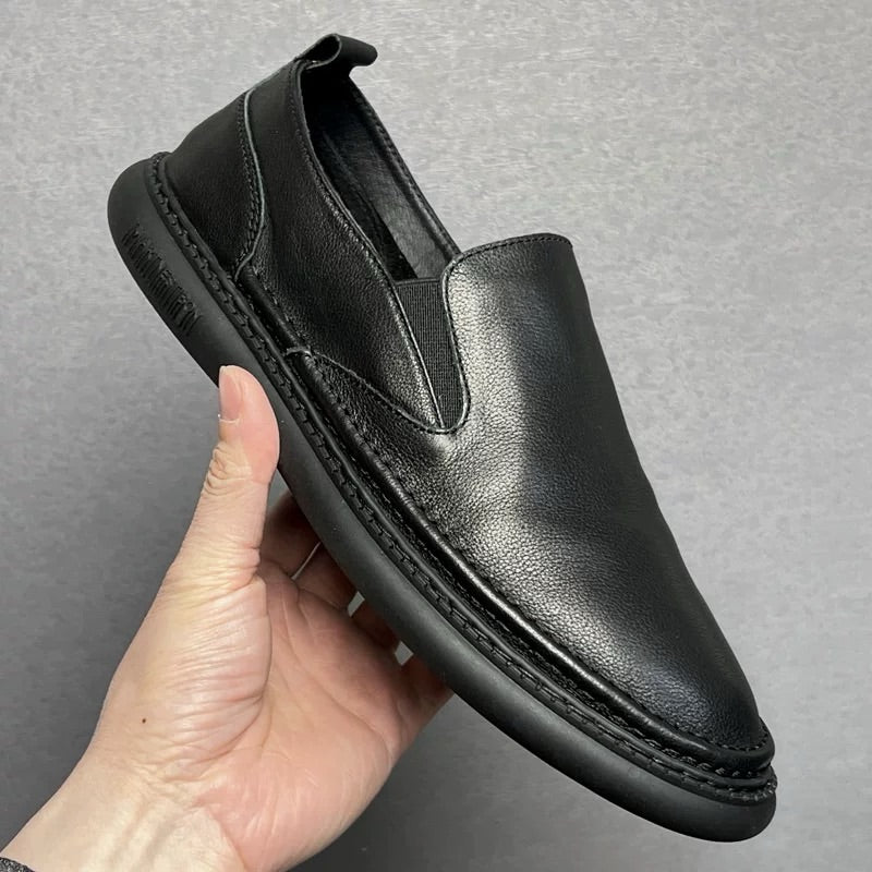 Men's Soft Leather Slip-On Shoes