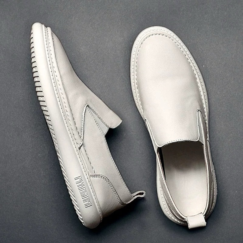 Men's Soft Leather Slip-On Shoes