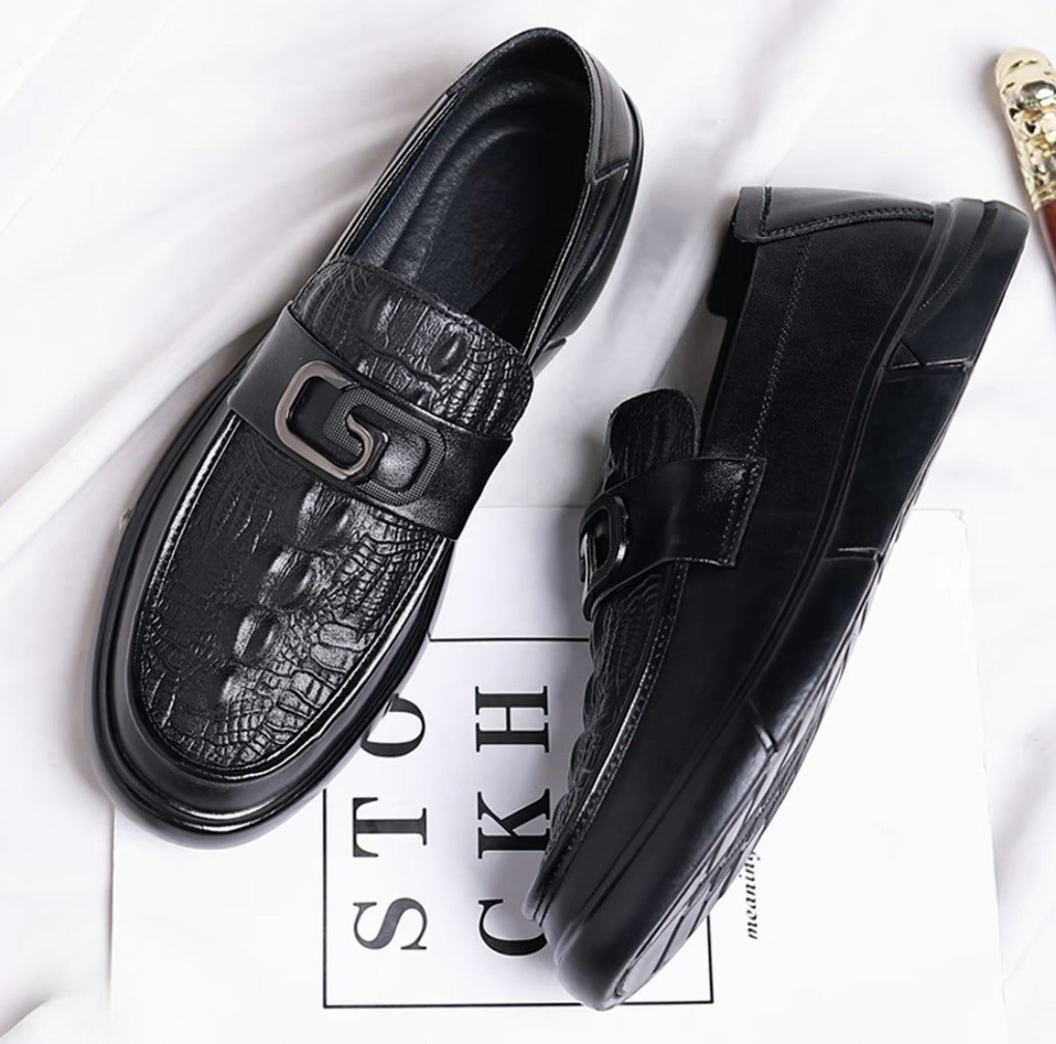 Men's Slip-On Business Leather Shoes
