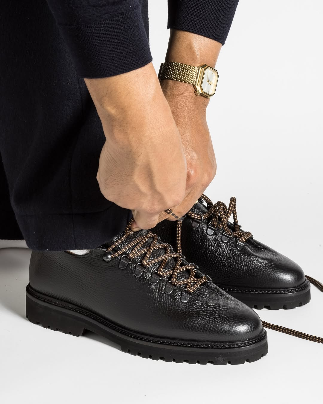 Men's Soft Leather Lace-Up Shoes