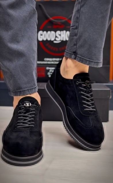 Men's Suede Mesh Breathable Sneakers