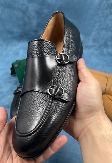Black Soft Leather Men's Shoes
