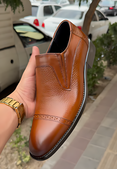 Brown Business Leather Shoes
