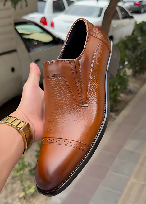 Brown Business Leather Shoes