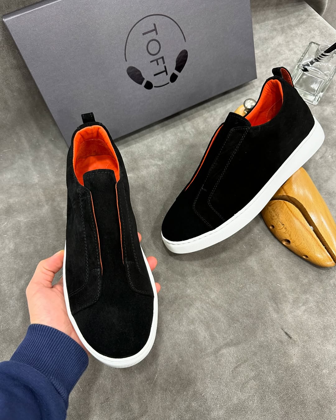 Men's Suede Slip-On Shoes