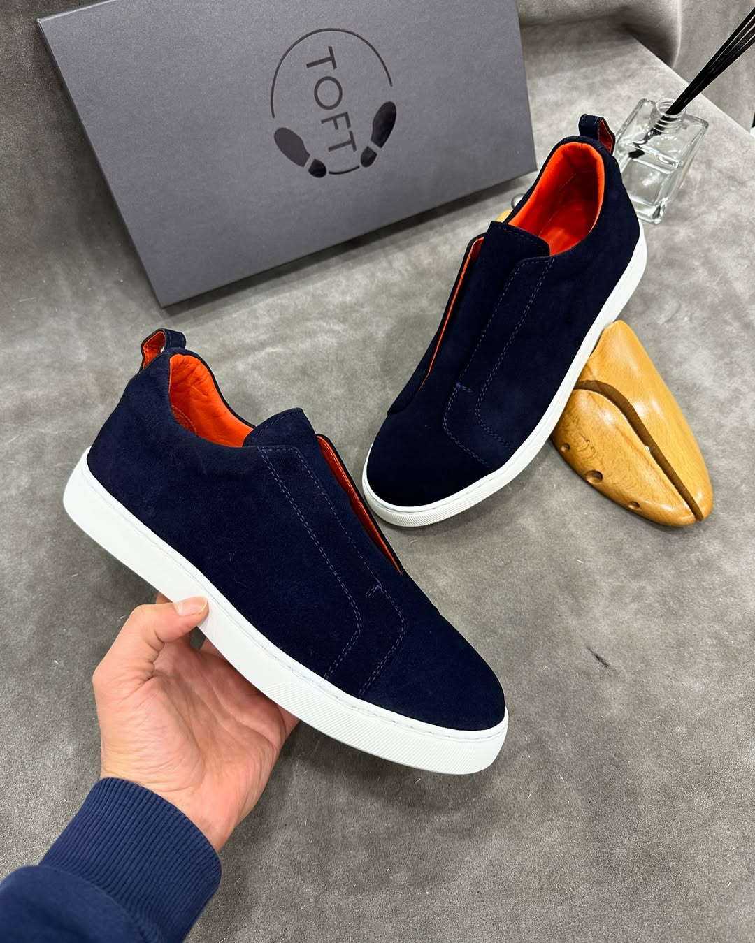 Men's Suede Slip-On Shoes