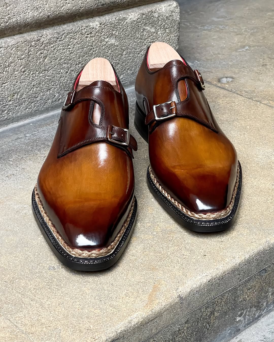 Buckle Casual Men's Business Leather Shoes