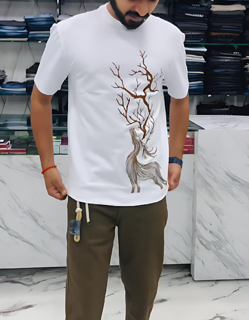 Men's Deer Print T-Shirt
