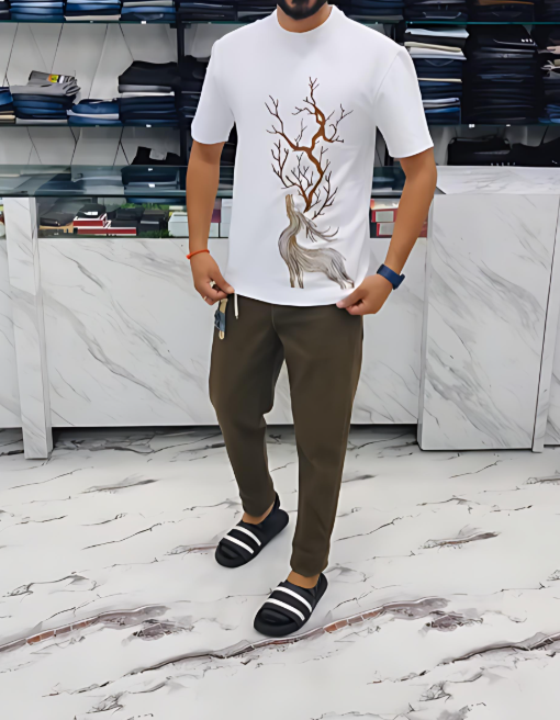Men's Deer Print T-Shirt