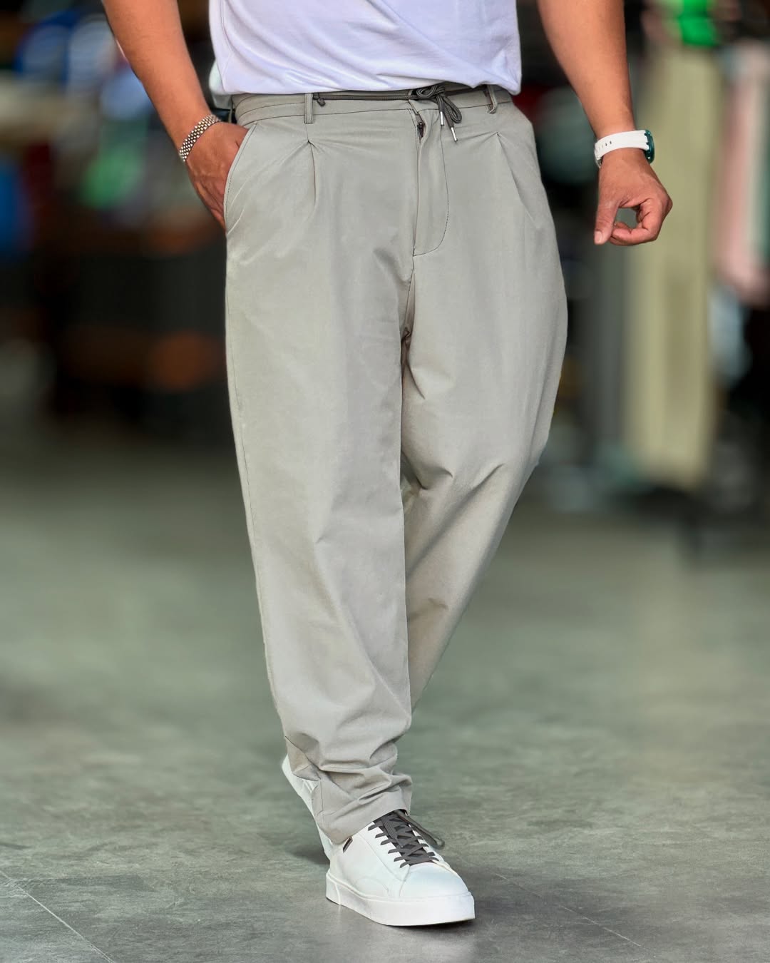 Men's Solid Color Casual Pants