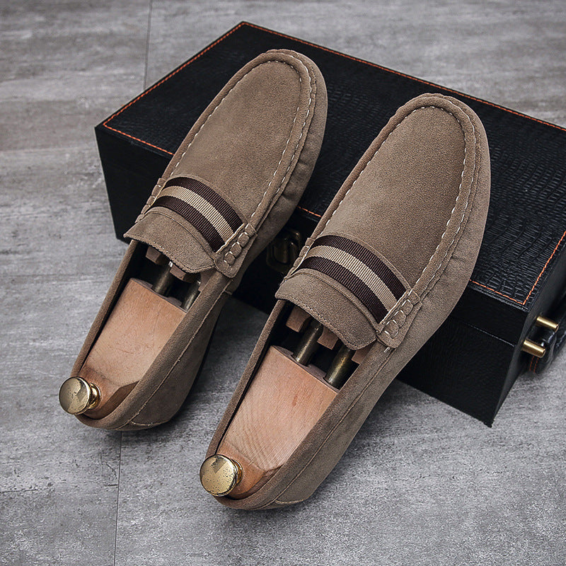 Men's Suede Slip-On Shoes