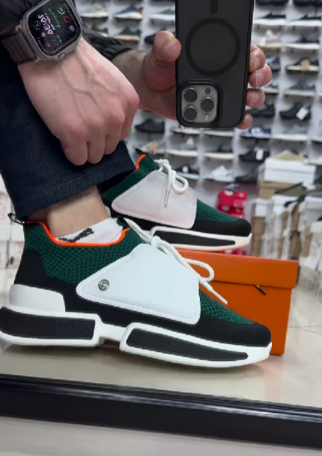 Green Comfortable Sneakers