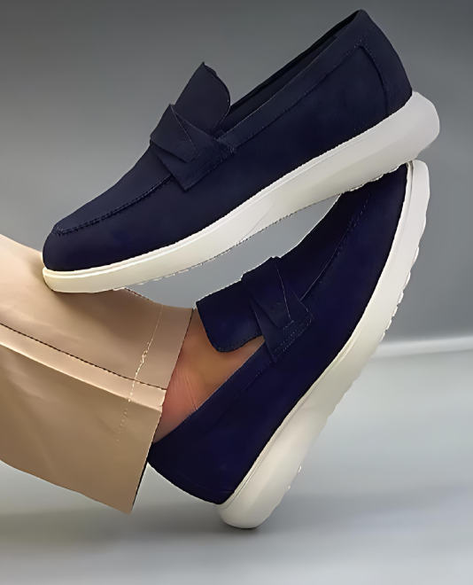 Men's Suede Slip-On Shoes