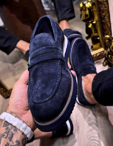 Men's Suede Slip-On Shoes