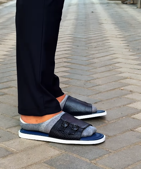 Men's Soft Leather Slippers