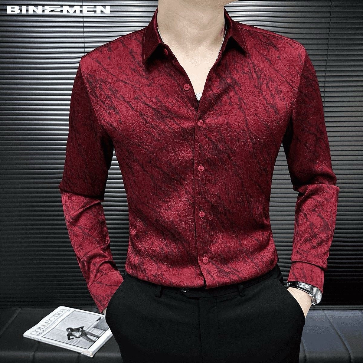 Men's Luxury Print Shirt