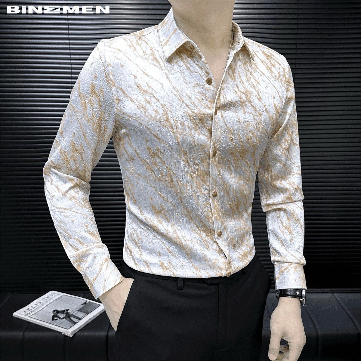 Men's Luxury Print Shirt