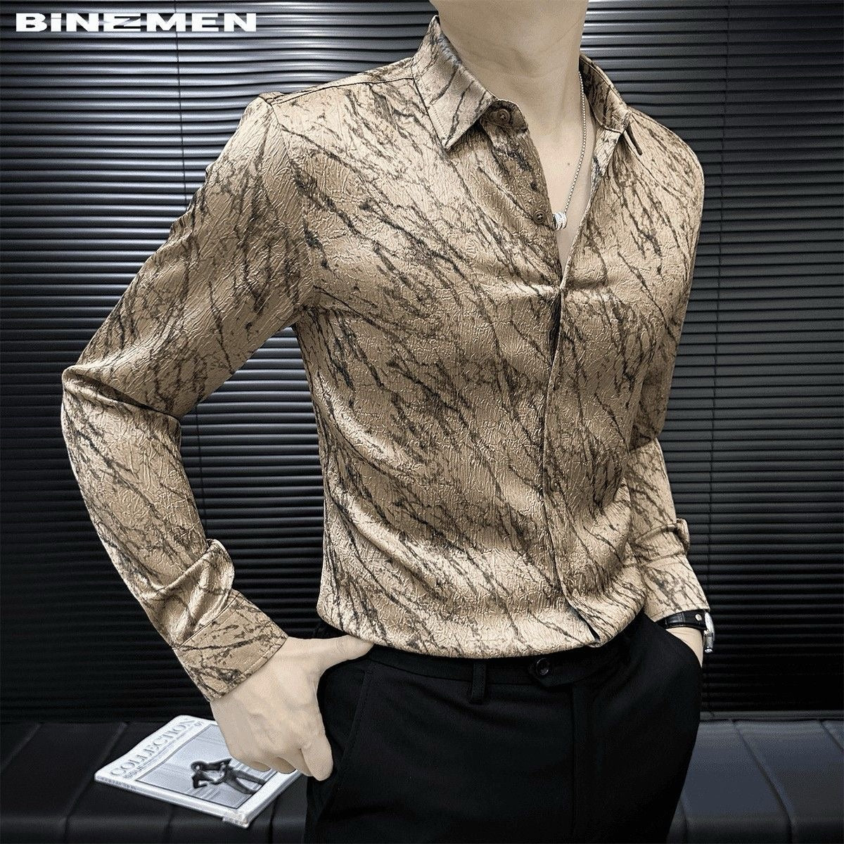 Men's Luxury Print Shirt
