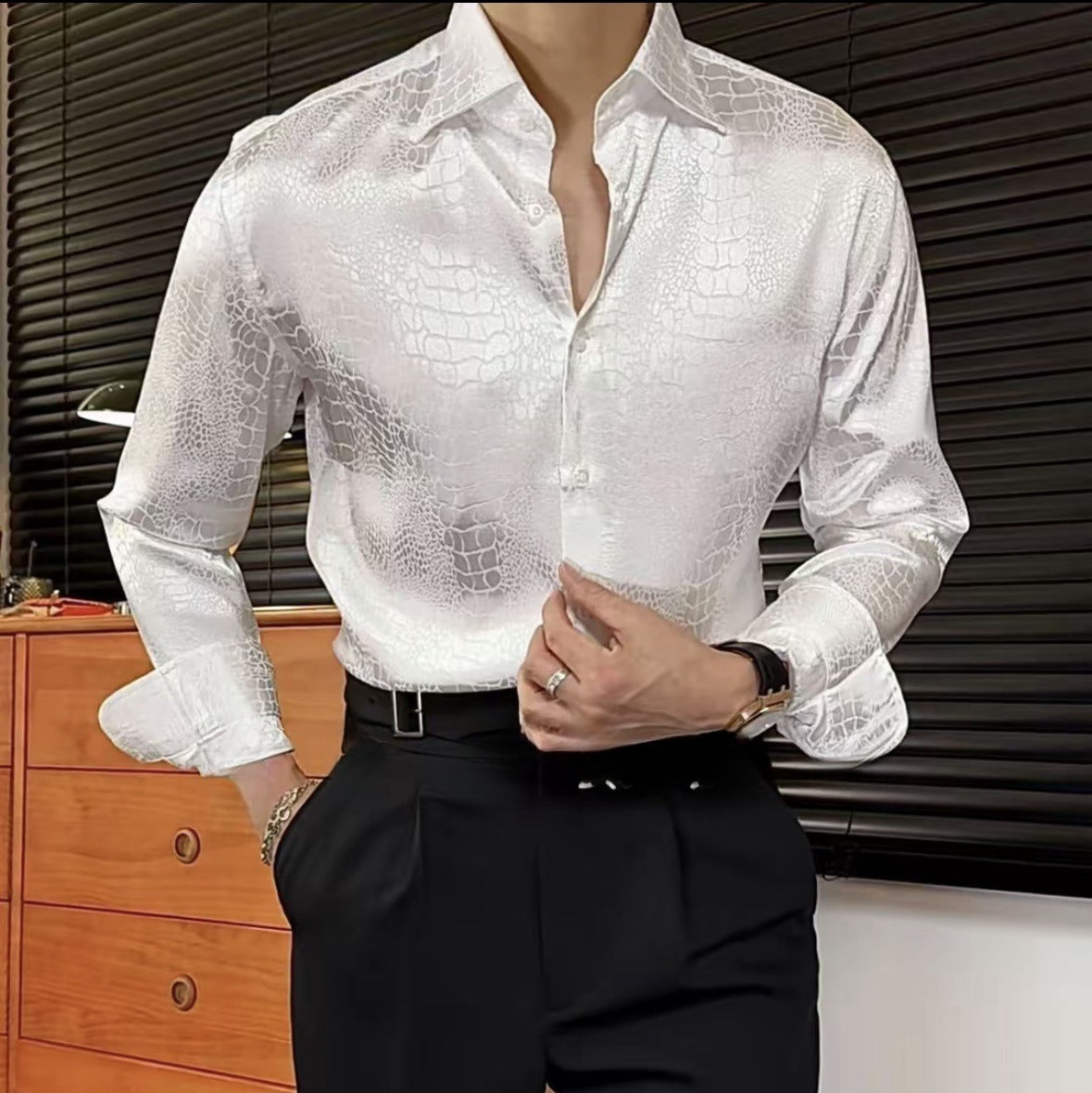 Men's Textured Quality Shirt