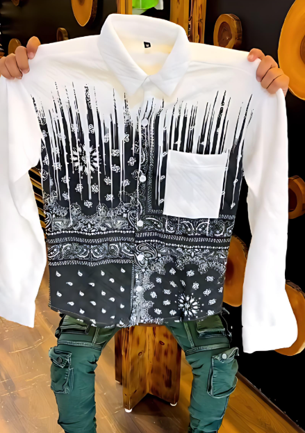 Men's Printed Casual Shirt