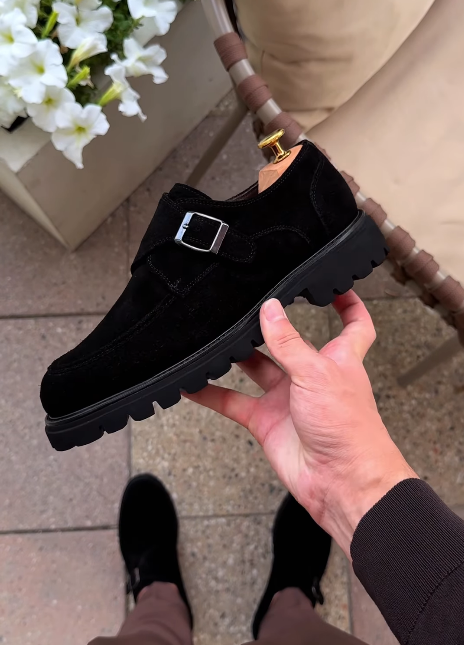 Black Men's Suede Shoes