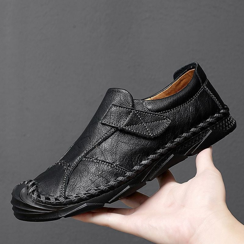 Men's Casual Slip-On Leather Shoes