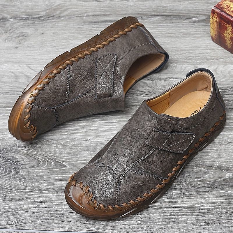 Men's Casual Slip-On Leather Shoes