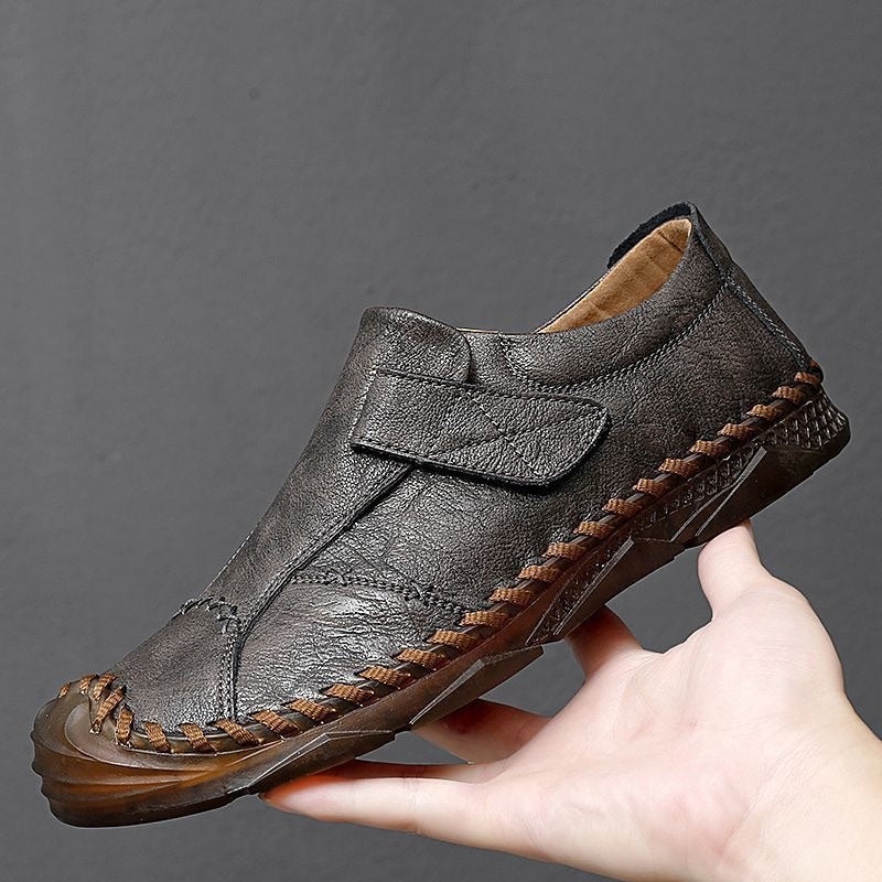 Men's Casual Slip-On Leather Shoes