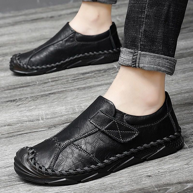 Men's Casual Slip-On Leather Shoes