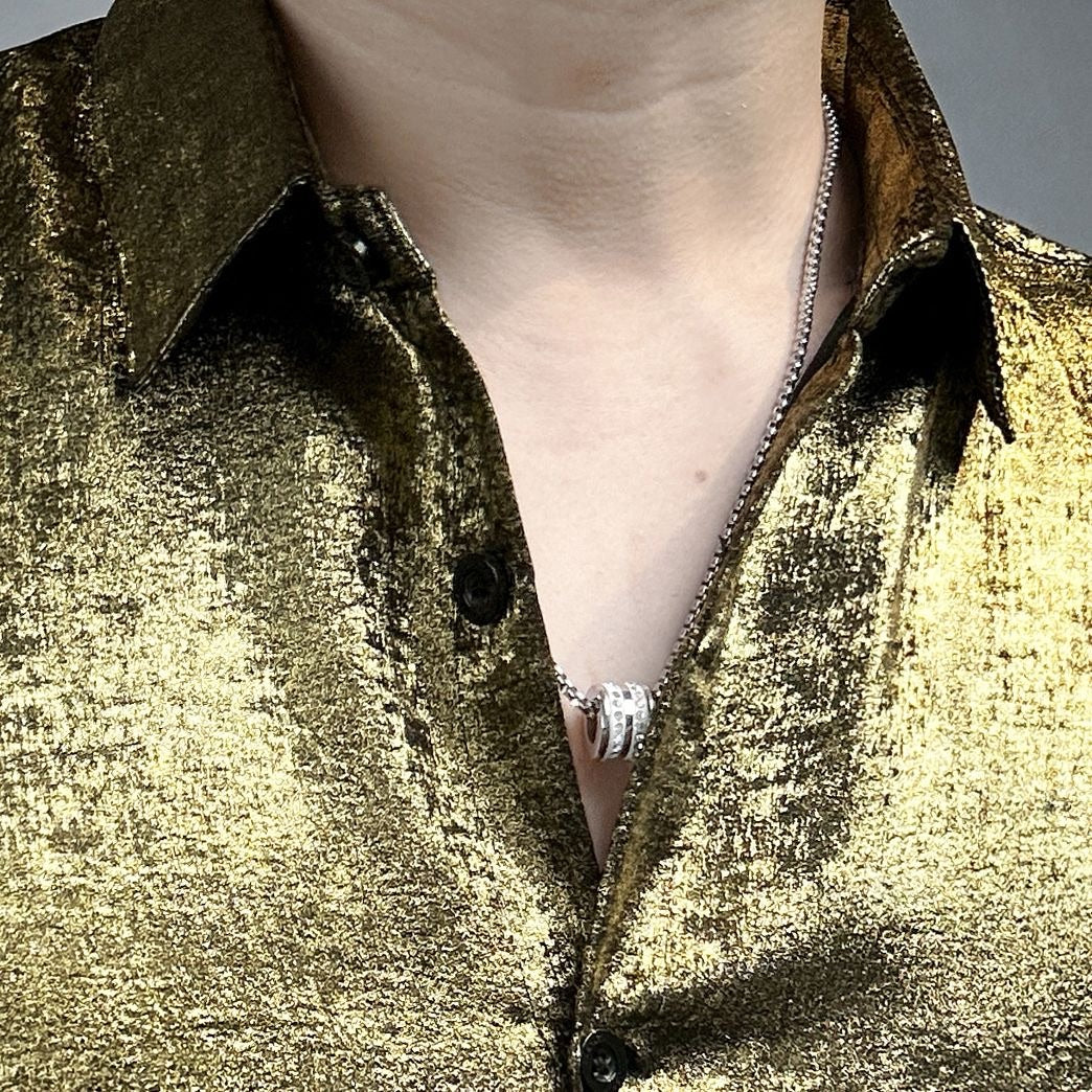 Men's Shiny Luxury Shirt