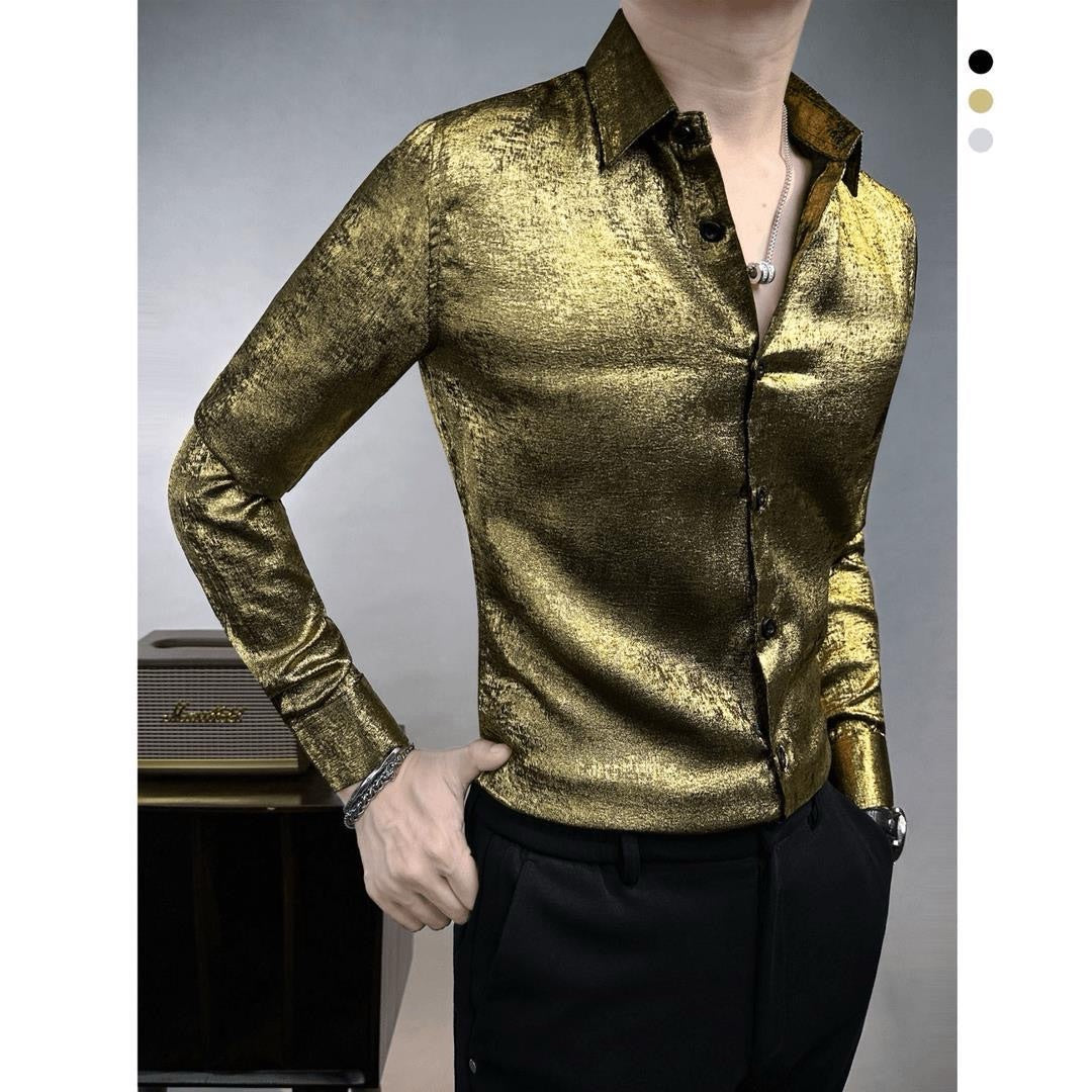 Men's Shiny Luxury Shirt
