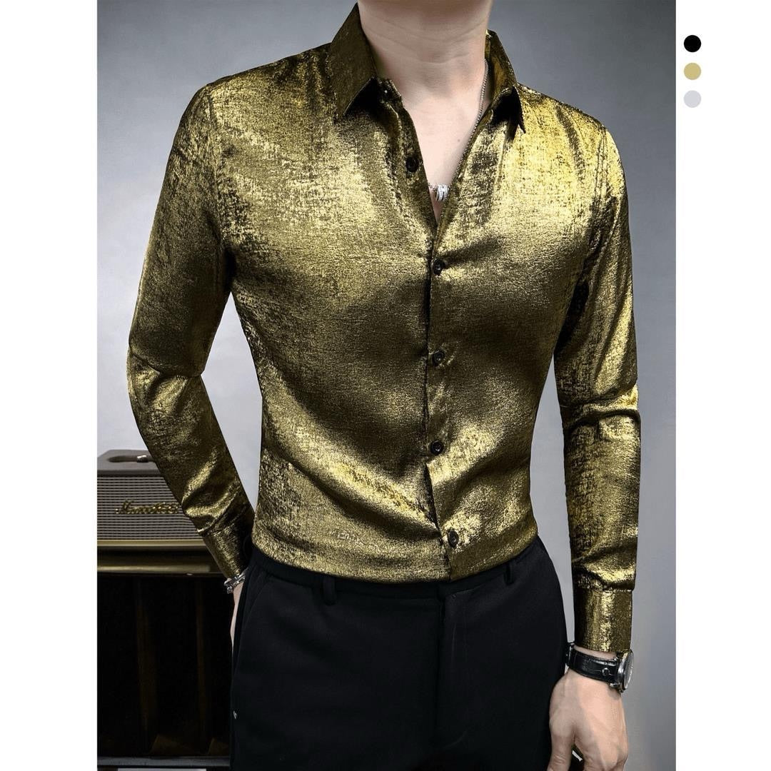 Men's Shiny Luxury Shirt