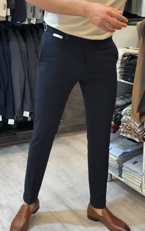 High-Stretch Men's Suit Pants