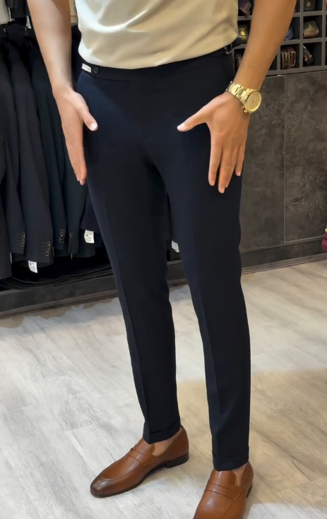 High-Stretch Men's Suit Pants