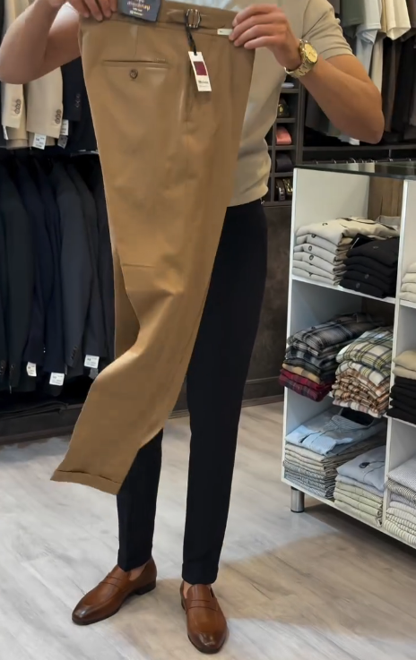 High-Stretch Men's Suit Pants