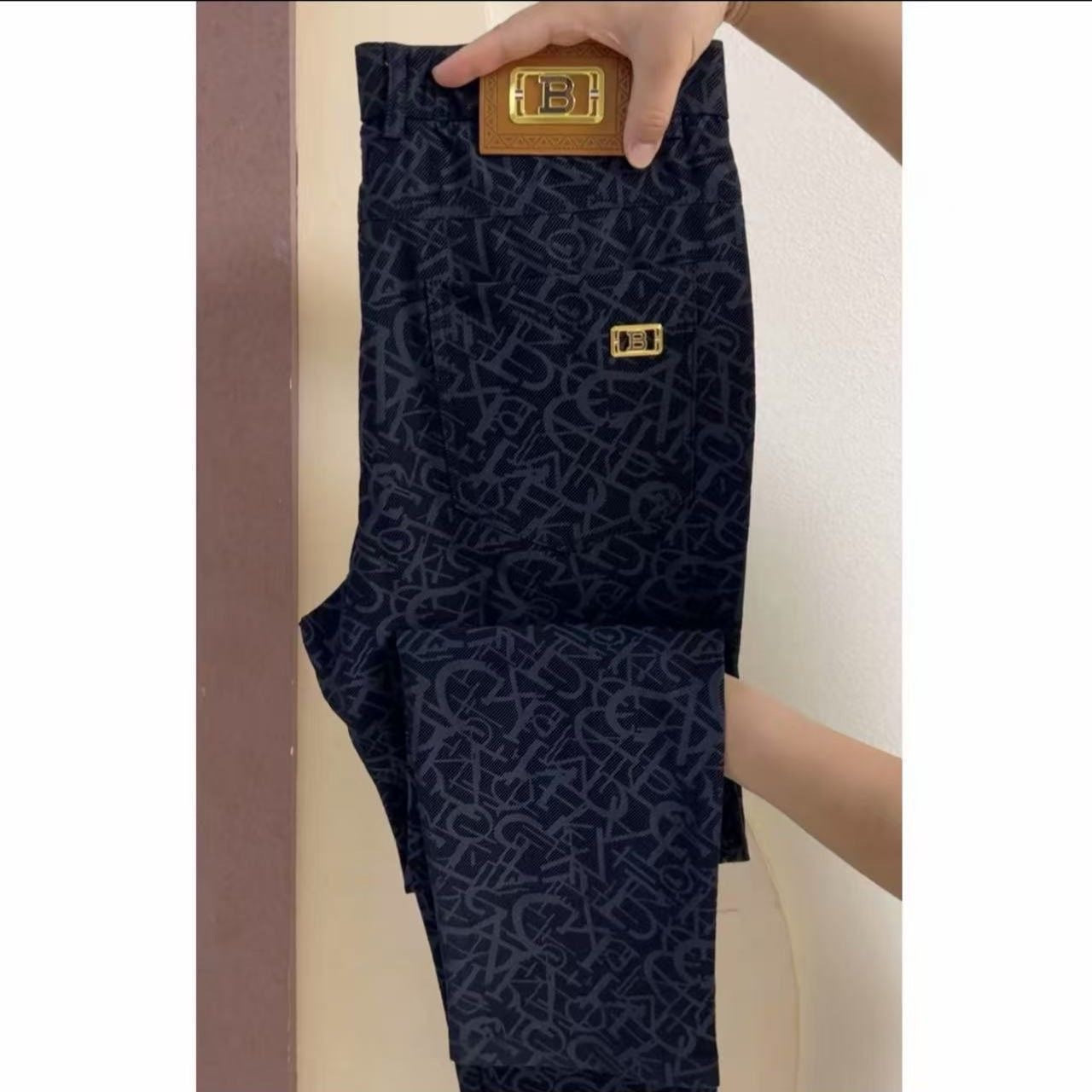Men's Light Luxury Printed Pants
