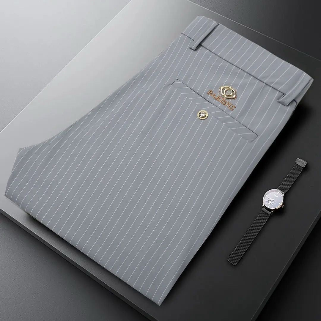 Men's Striped Business Comfortable Pants