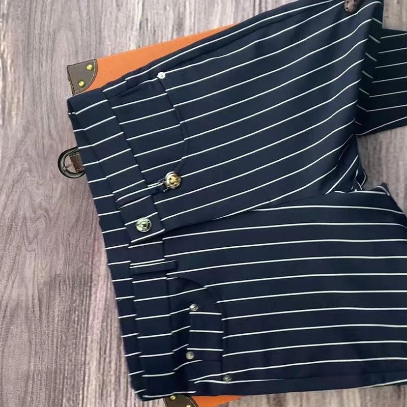 Men's Striped Casual Pants