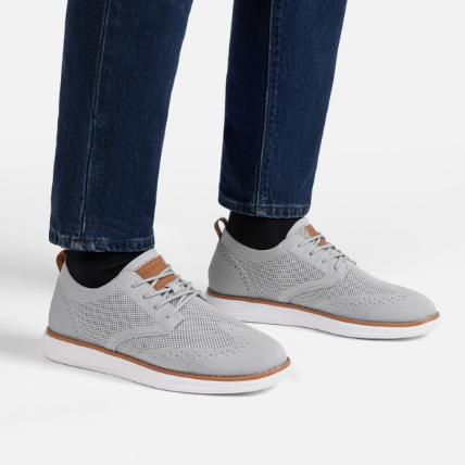 Men's Knitted Wingtip Oxford Shoes
