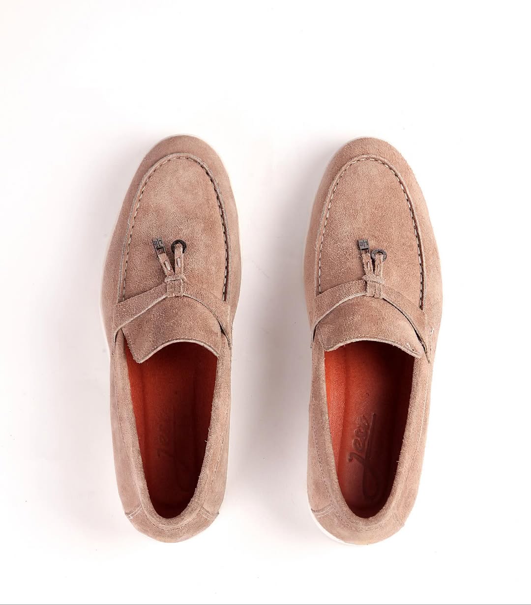 Men's Suede Tassel Shoes
