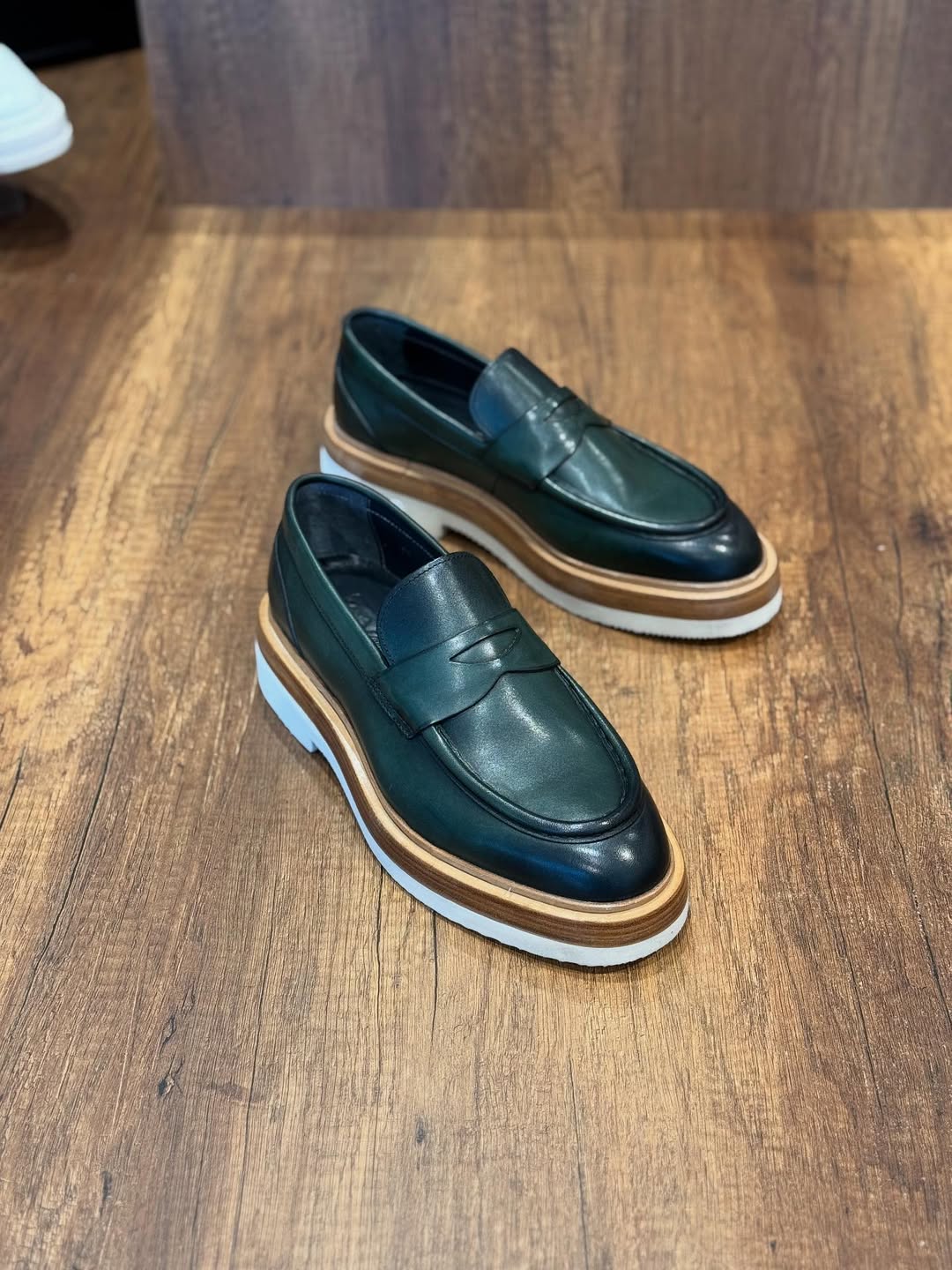 Men's Leather Slip-On Loafers