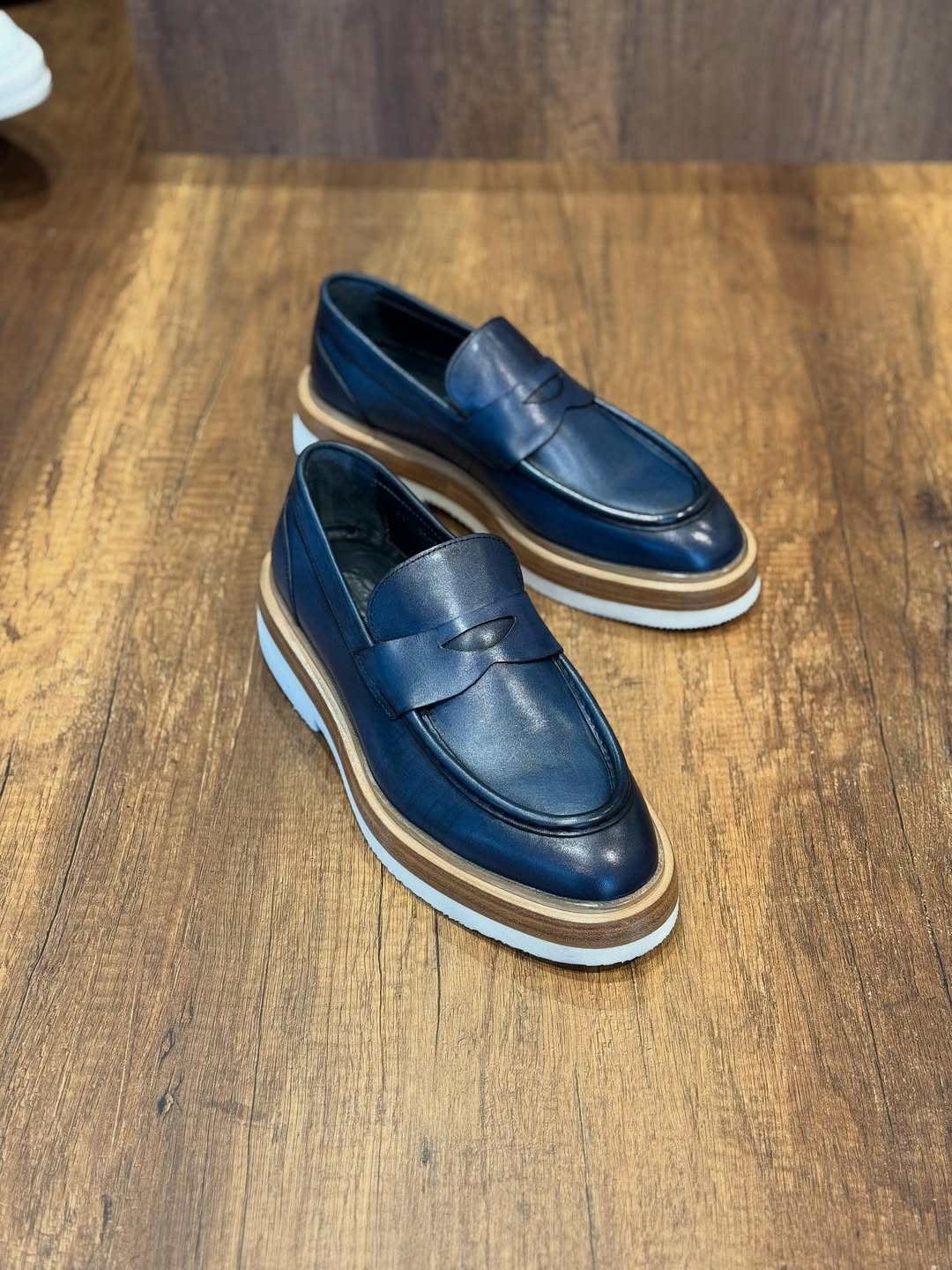Men's Leather Slip-On Loafers